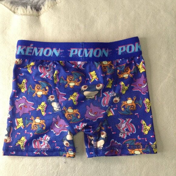 2 pairs Boxer Briefs Mario and Pokémon, "4" Get those super hero briefs, boyhood - Picture 2 of 7
